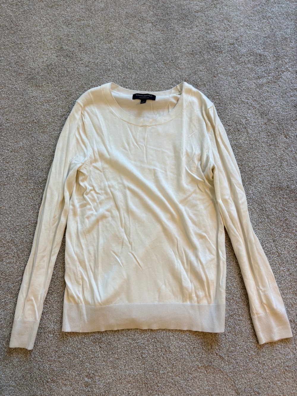 Banana Republic Women’s Crewneck Sweater - Cream